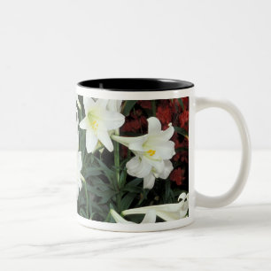Påsklilja (Lilium regale) Två-Tonad Mugg