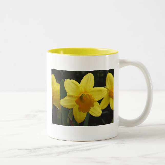 Påskliljakaffemugg Två-Tonad Mugg (Höger)