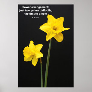 PåskliljaQuotation Poster