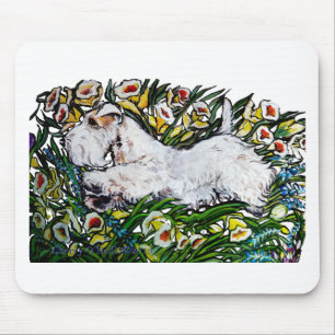 Påskliljar för Sealyham Terrier Musmatta