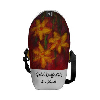 Påskliljar i rosa Rickshawmessenger bag Messenger Bag