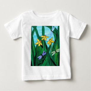 Påskliljar och drakeflugor t-shirt