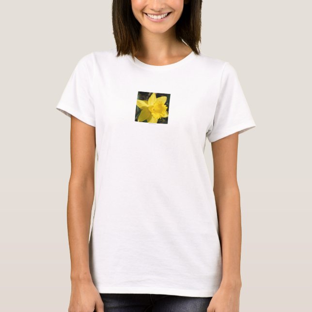 Påskliljavårblomma T-shirt (Framsida)