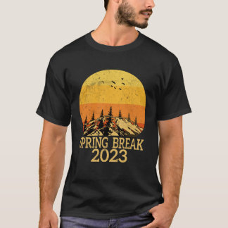 Påsklov 2023-familjen Påsklov Sunset Mount T Shirt
