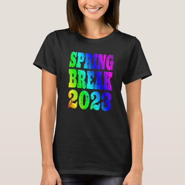 Påsklov 2023 Vintage Regnbåge T Shirt (Framsida)