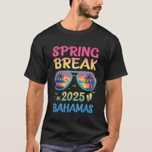Påsklov Bahamas 2025 Vacation Resa Sunglass T Shirt