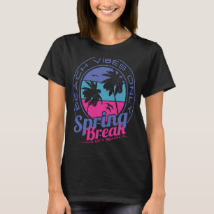 Påsklov Beach Vibes Endast Panama City Beach Fl T Shirt