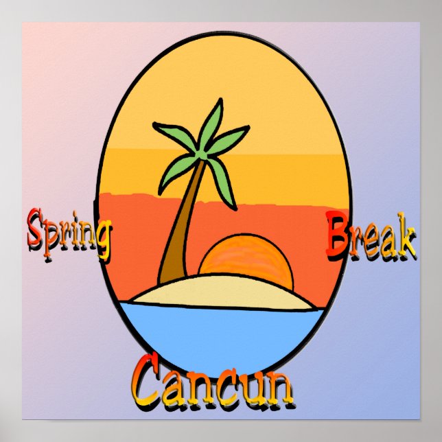 Påsklov Cancun Poster (Framsidan)