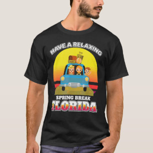 Påsklov Florida Car Travel Vacacation Mode T Shirt