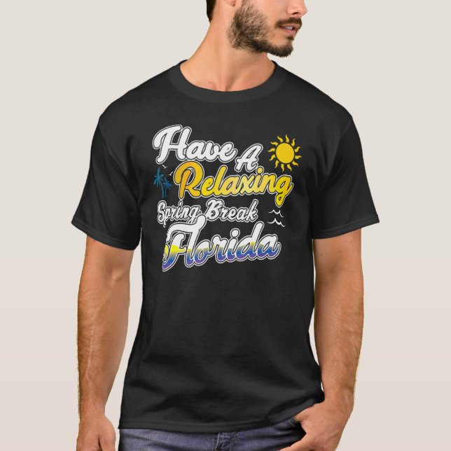 Påsklov Florida Vacation Resa Mode T Shirt (Framsida)