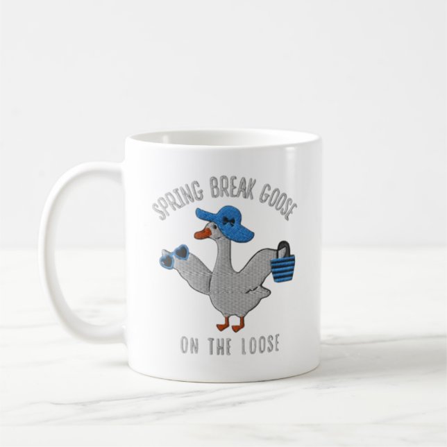 Påsklov går på slöjan kaffemugg (Vänster)