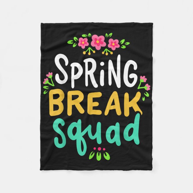 Påsklov Lärare Student sommar Vacation Holid Fleecefilt (Framsidan)