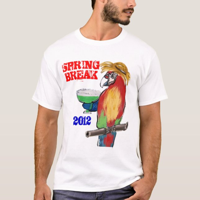 Påsklov Parrot T s Tee Shirt (Framsida)