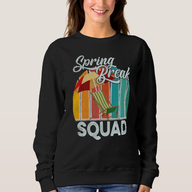 Påsklov Squad 2022 Retro Påsklov Lärare T Shirt (Framsida)