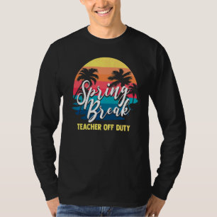Påsklov Squad 2022 Retro Påsklov Lärare T Shirt