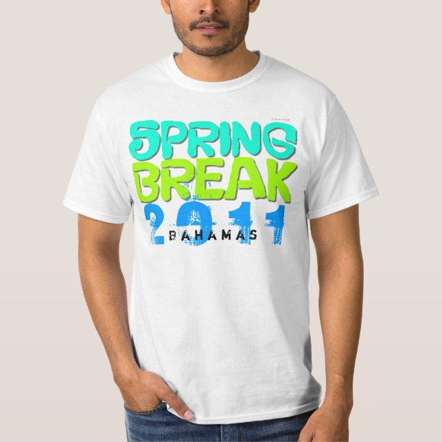 PåsklovBahamas T-tröja 2011 T Shirt (Framsida)