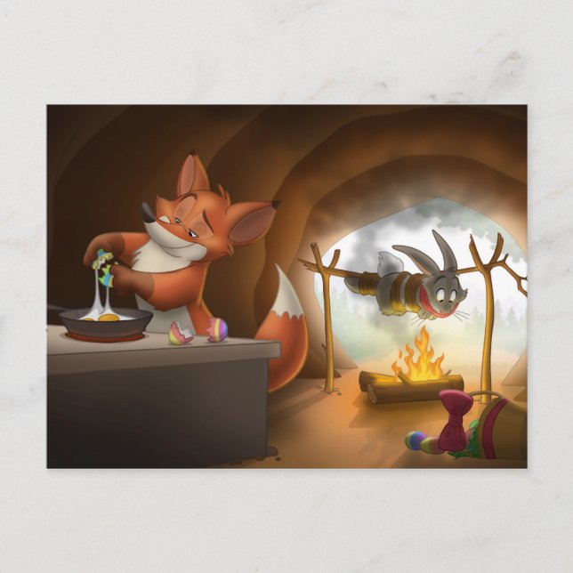 Påskmiddag Helg Vykort (Framsida)