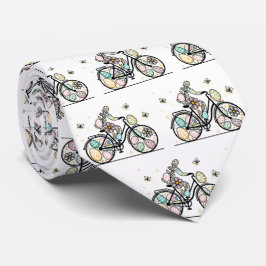 Påskmönster cykeldesign slips