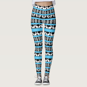Påskmönster. Någon bakgrundsfärg Leggings