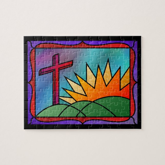 Påskmorgonpussel Pussel (Horisontell)