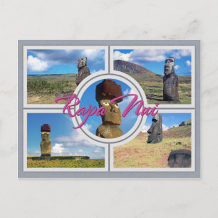 Påskö (Rapa Nui) Vykort
