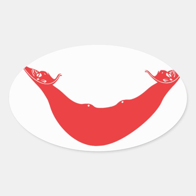 Påsköflagga Klistermärke (Framsida)