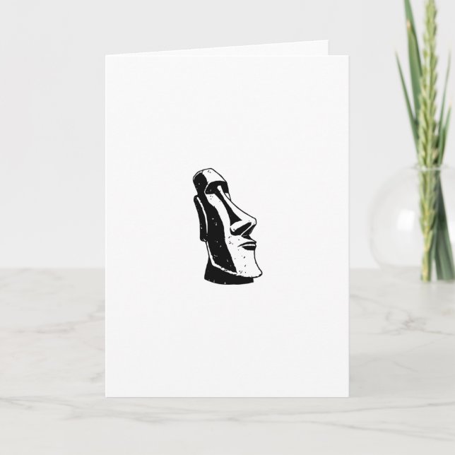 Påsköhuvud Helgkort (Framsida)