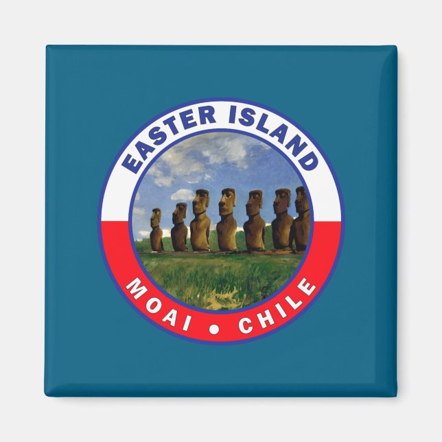 Påsköns Chile akvarell t-shirt  Magnet (Framsidan)