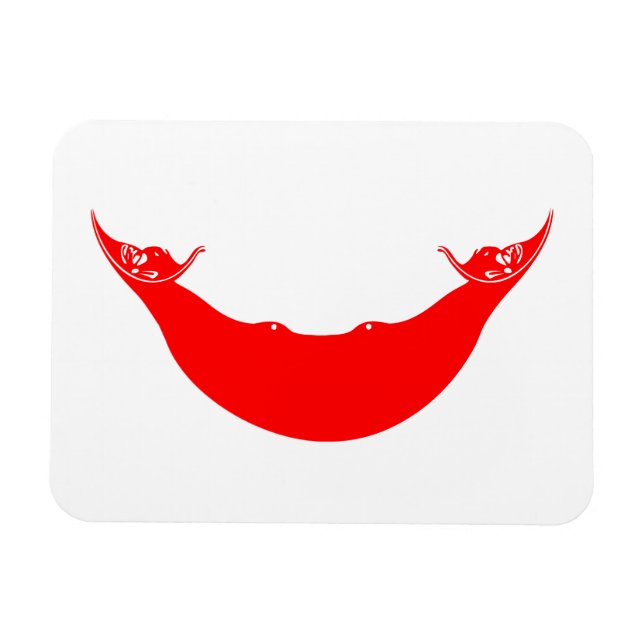 Påsköns flagga magnet (Horisontell)