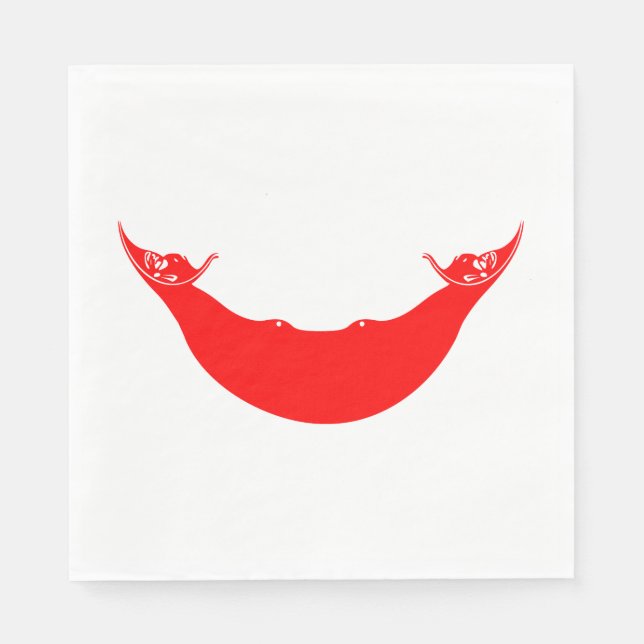Påsköns flagga pappersservett (Framsidan)