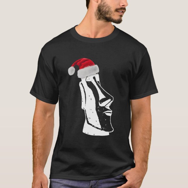 Påsköns Moai-statyer T Shirt (Framsida)