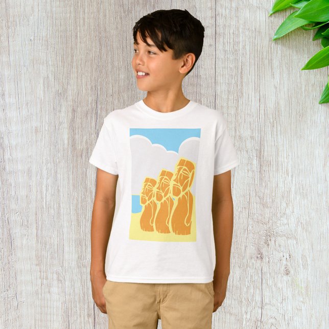 Påsköns Moai-statyer T Shirt (Skapare uppladdad)