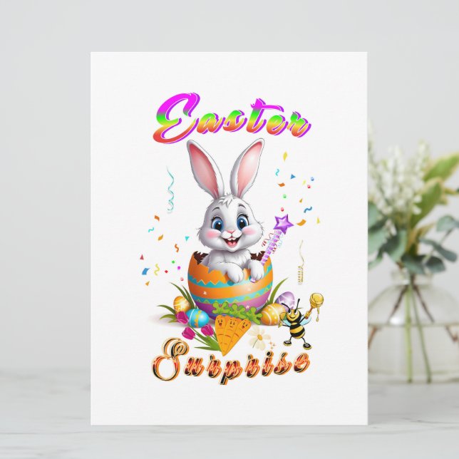 Påsköverraskning Meddelande (Stående Fram)