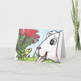 Påsköverrrakningkort Helgkort