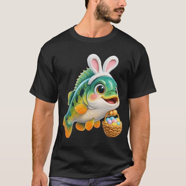 Påskpåfågelabborre 1 t shirt (Framsida)