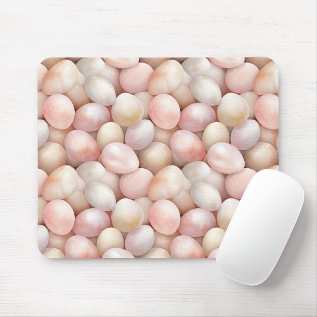 Påskpersikor Rosa Ägg   Musmatta (Med mus)
