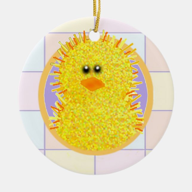 Påskpip Julgransprydnad Keramik (Framsidan)