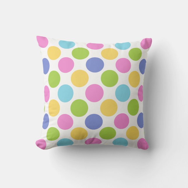 Påskpolka dots kudde (Framsida)