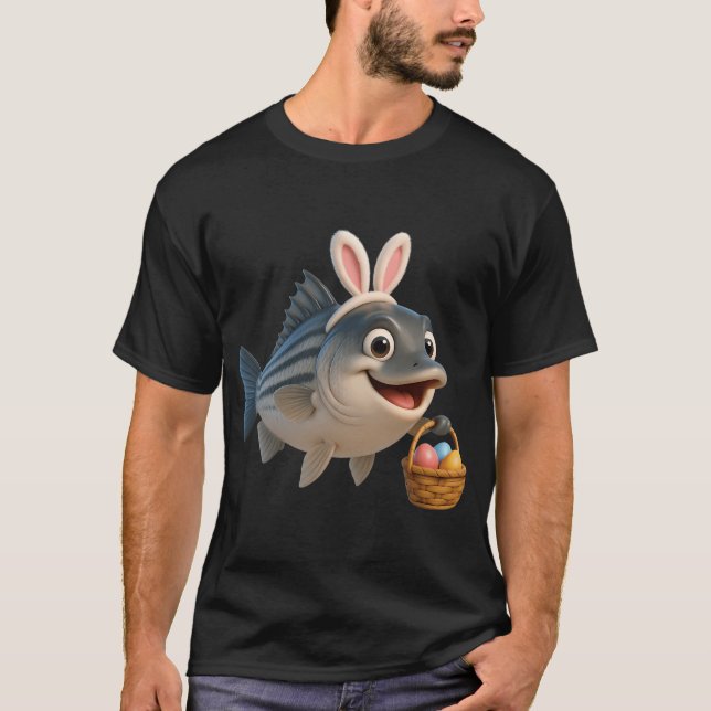 Påskrandad bas t shirt (Framsida)