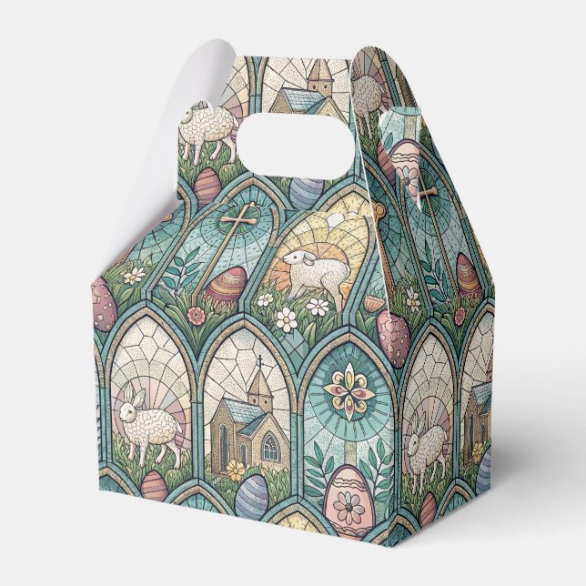 Påskreligiös  presentaskar (Framsidan Sidan)