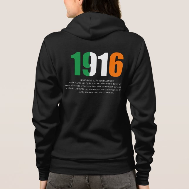 Påskresning 1916 och kungörelseCommemoration Tee Shirt (Baksida)