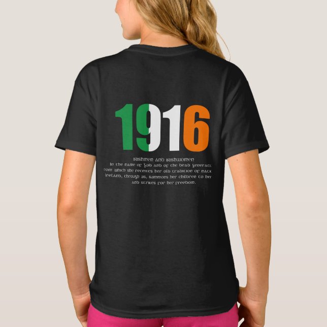 Påskresning 1916 och kungörelseCommemoration Tröja (Baksida)