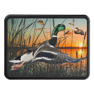 Påskriften Hitch Cover på flygande Mallard Anka Dragkroksskydd