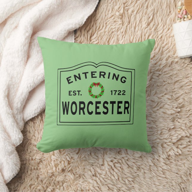 Påskriften Worcester, MORSA julkrans Kudde (Filt)
