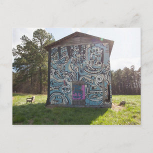 Paskriven Barn Cameron NC Vykort