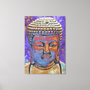 Paskriven Buddha Canvastryck