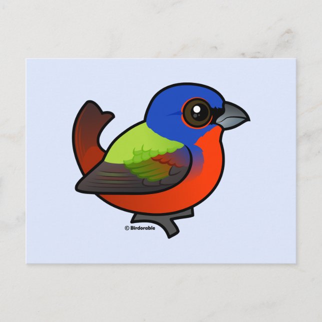 Paskriven Bunting Vykort (Framsida)