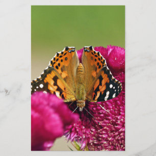Paskriven Dam Butterfly Brevpapper