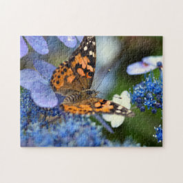Paskriven Dam Butterfly Jigszle puzzle Pussel