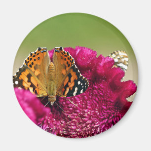 Paskriven Dam Butterfly Magnet